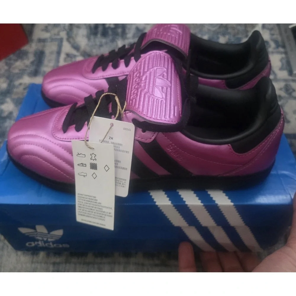 Adidas Originals Samba LT sneakers in metallic pink Womens Sz 8 Limited Edition